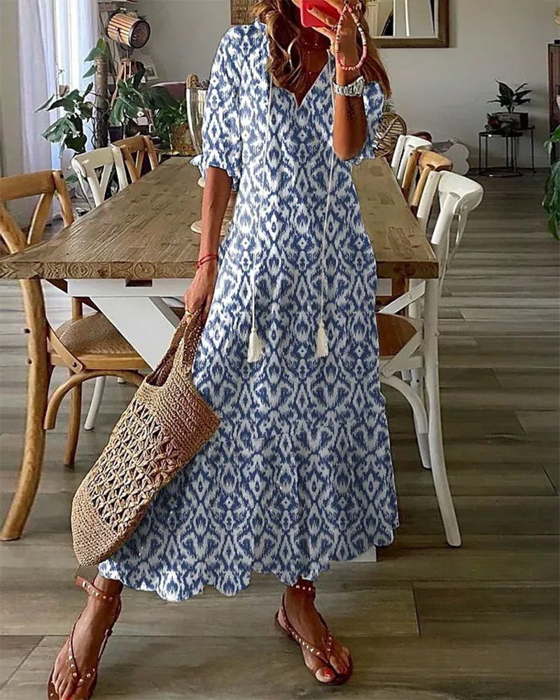 Lorna | Stylish Bohemian Tassel Dress