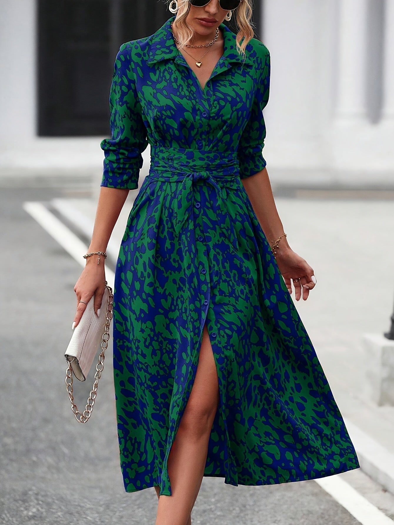 Jordan | Stylish Abstract Print Dress