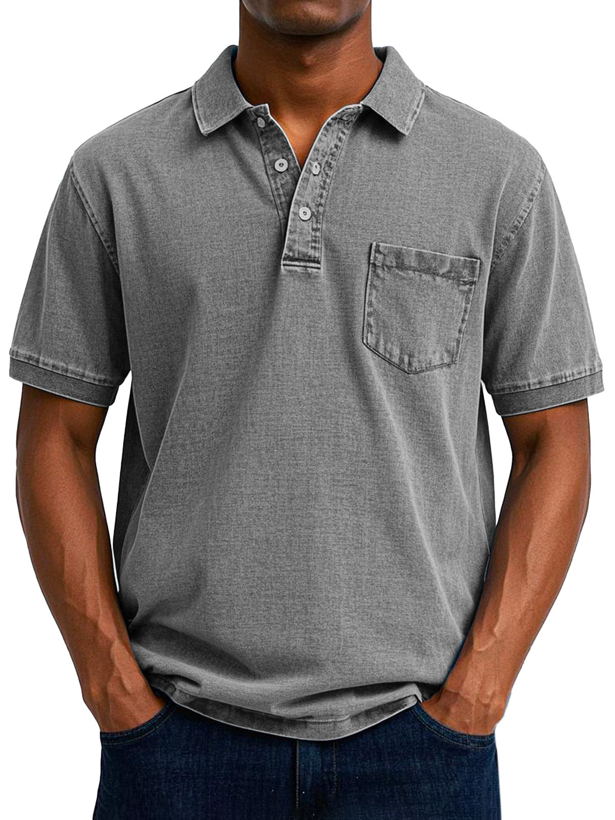 Maxime | Stylish Denim Polo Shirt for Men