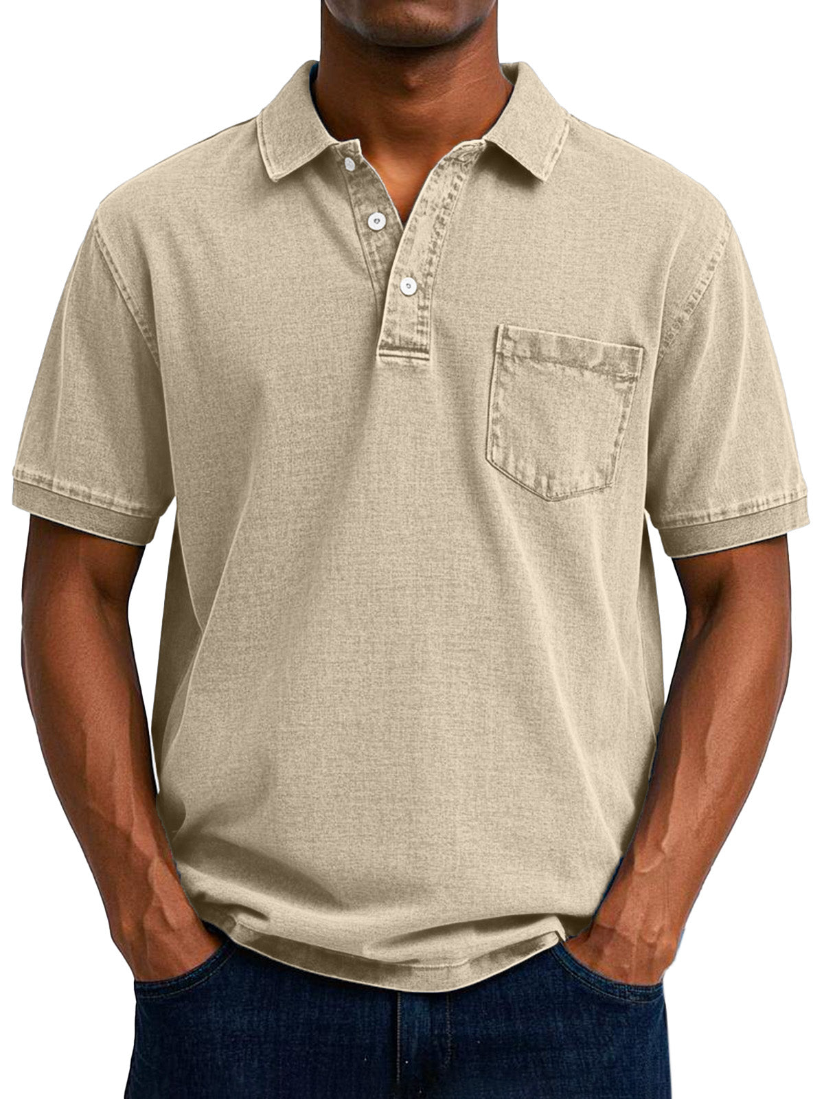 Maxime | Stylish Denim Polo Shirt for Men