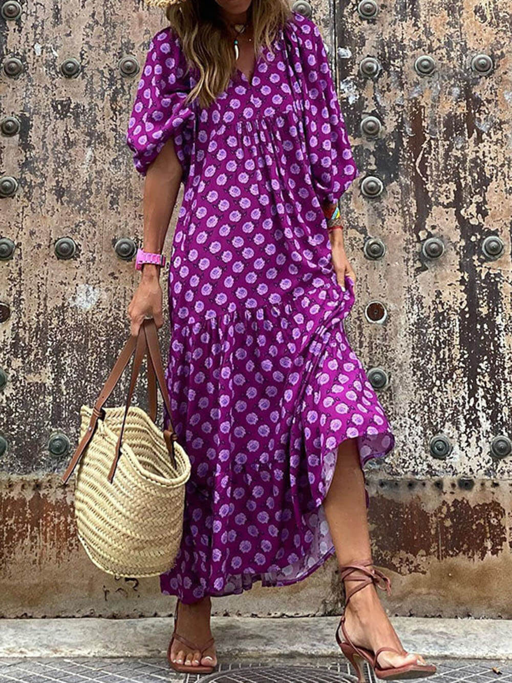 Audrey | Stylish Casual Relaxed Printed Dress