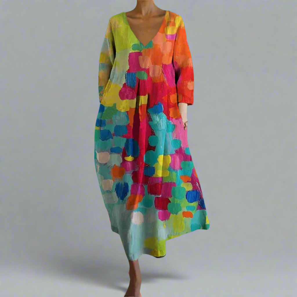 Amelia | Burst Summer Lounge Dress