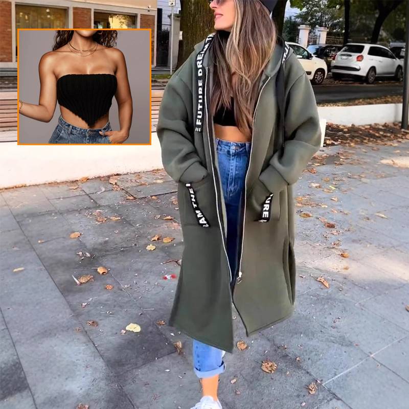 2025 New Arrival Pre-Sale Long Women's Hoodie