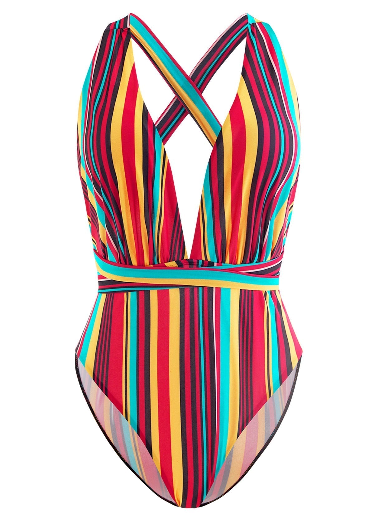 Maren | Stylish Striped One-Piece Swimsuit
