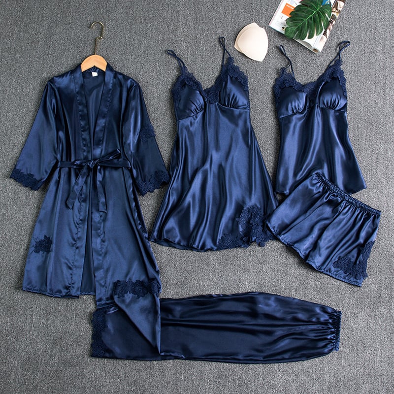 5-Piece Silk Night Set