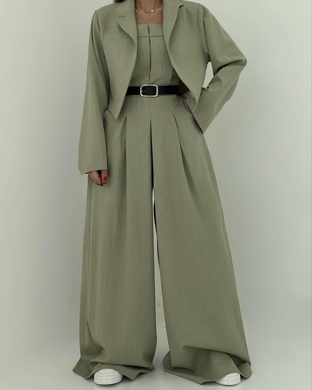Eclat™ | Women's Bustier Set + Jacket Elegant & Trendy Style