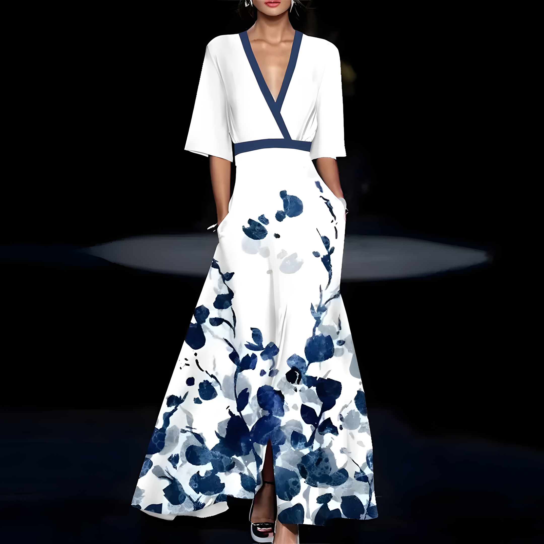Amelia | Stylish Floral Maxi Dress