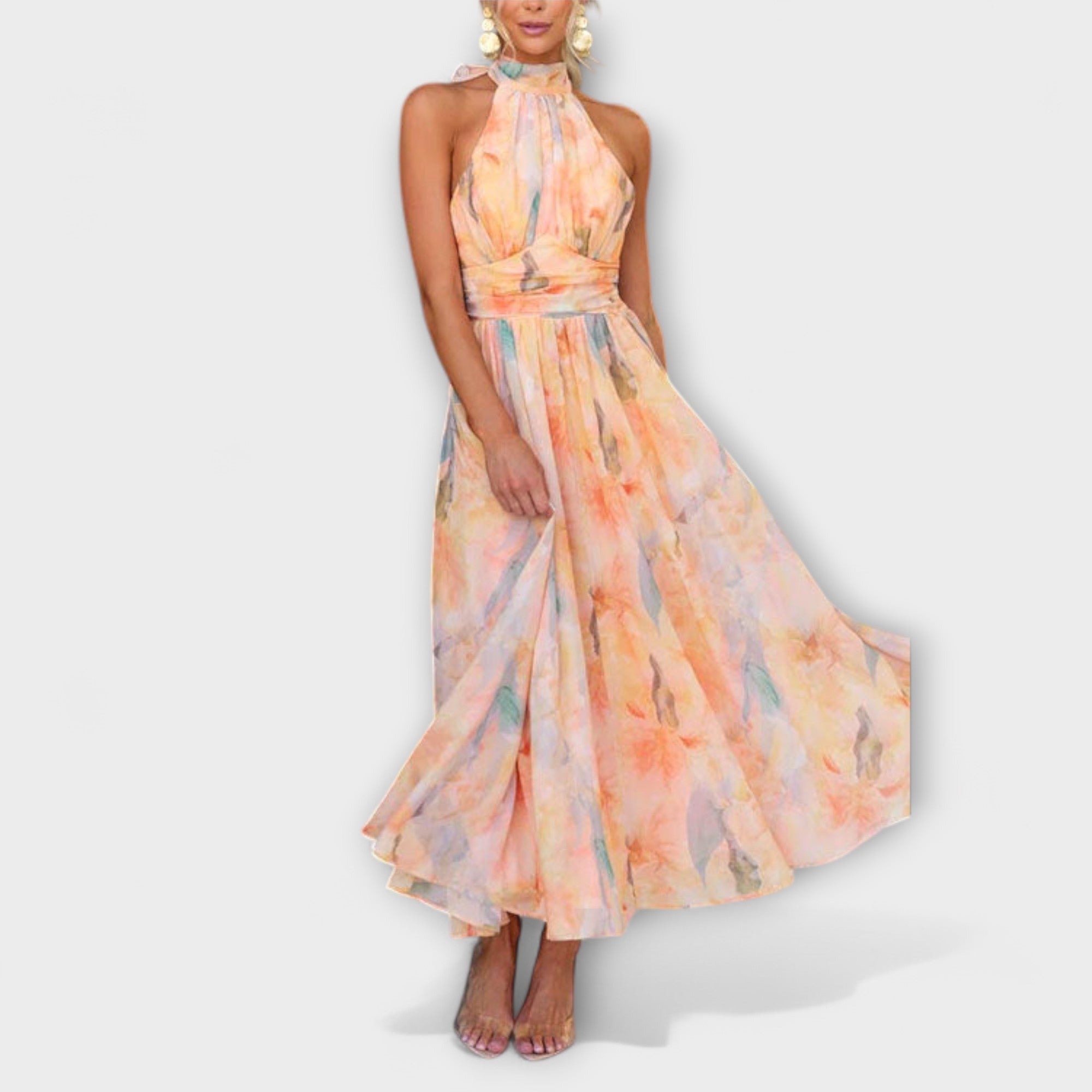 Brandy | Stylish Summer Halter Dress