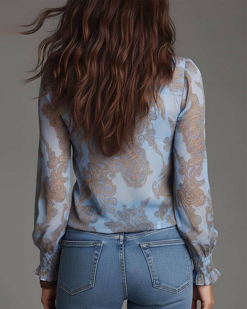 The Kim 1/2 Zip Blouse