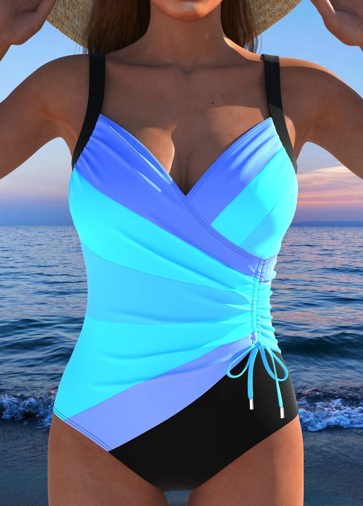 Eliza | Stylish Ruched One-Piece Swimsuit