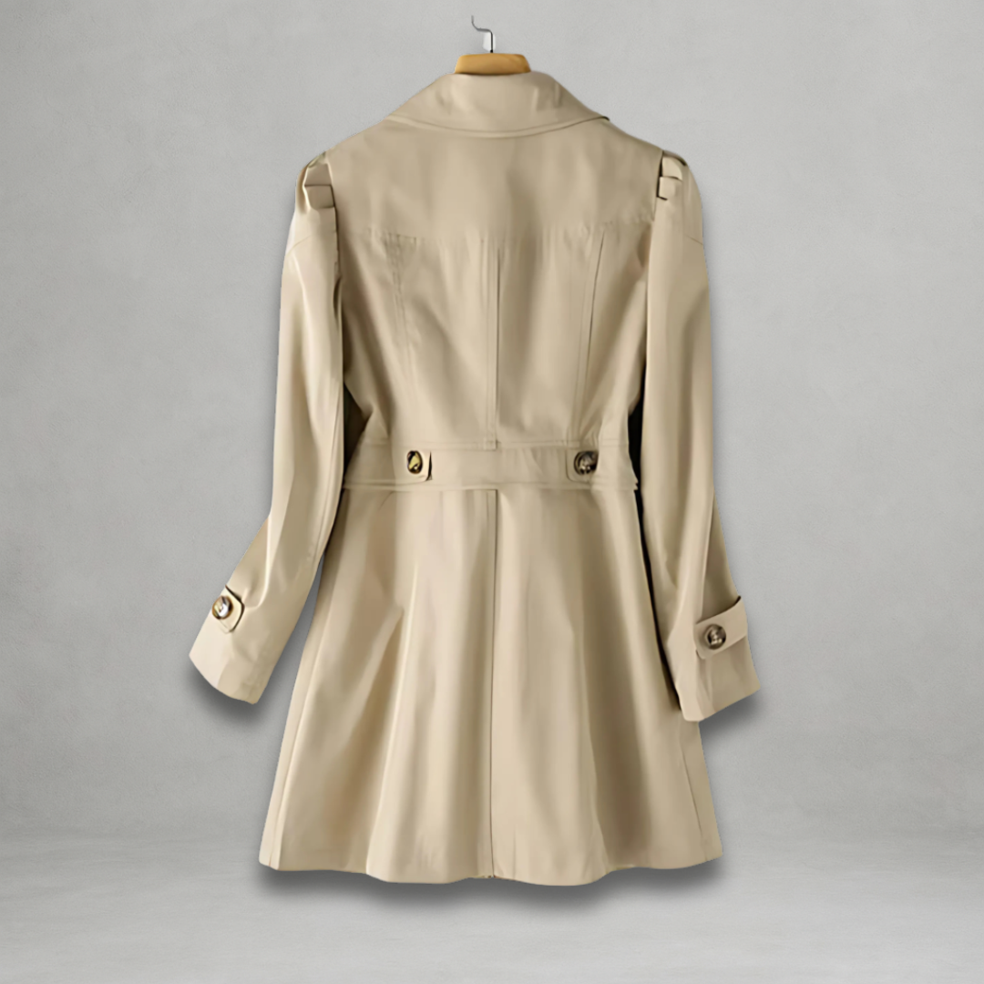 Daniela | Stylish Longline Button-Down Coat