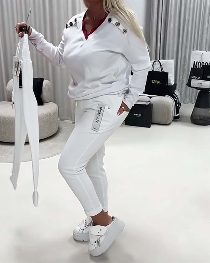 Elastic Cord Fashion Pants