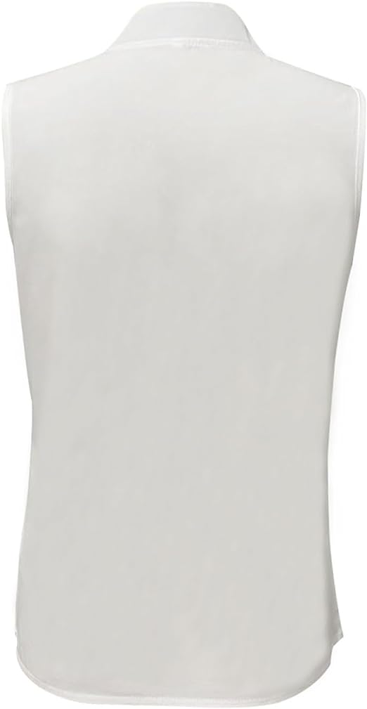 Caroline | Sleek Satin Wrap Sleeveless Top