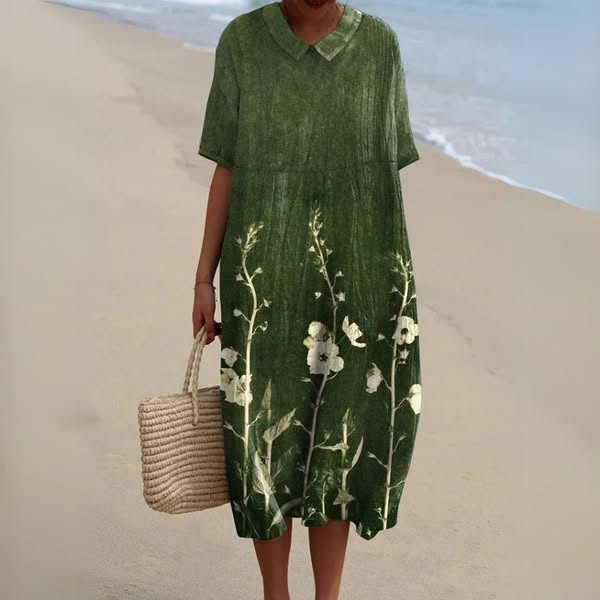 Alexa | Loose-Fit Summer Floral Dress