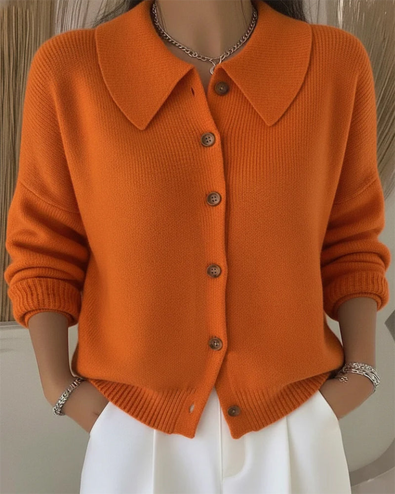 Long Sleeve Buttoned Blazer