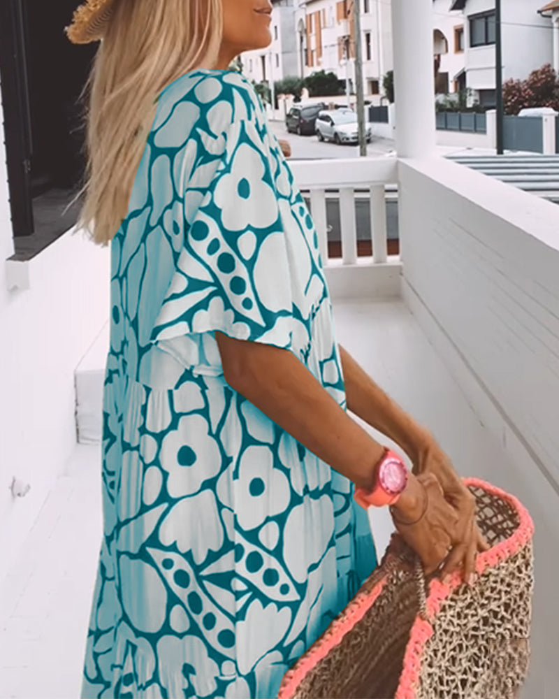 Faith | Boho Floral Maxi Dress