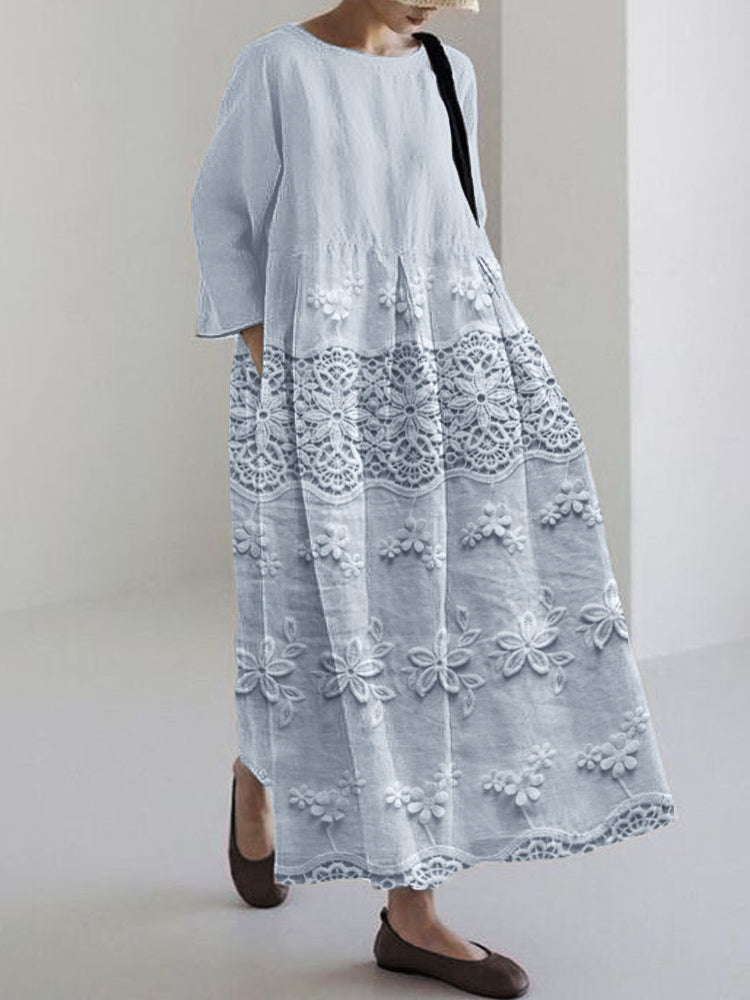 Claudia | Elegant Floral Maxi Dress