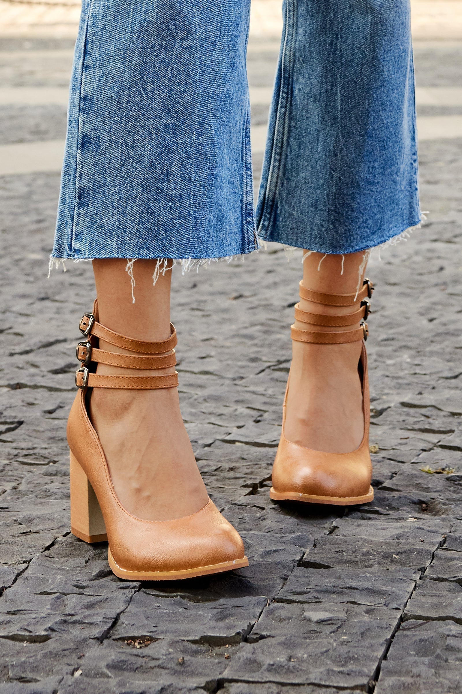 Jasmine | Stylish Comfortable Block Heel Pumps