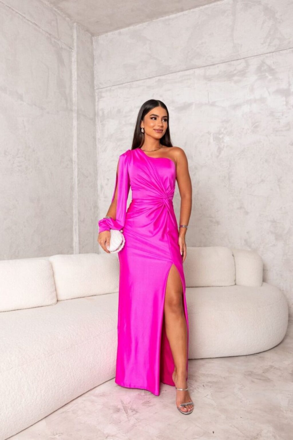 Louise | Stylish Elegant One Shoulder Dress