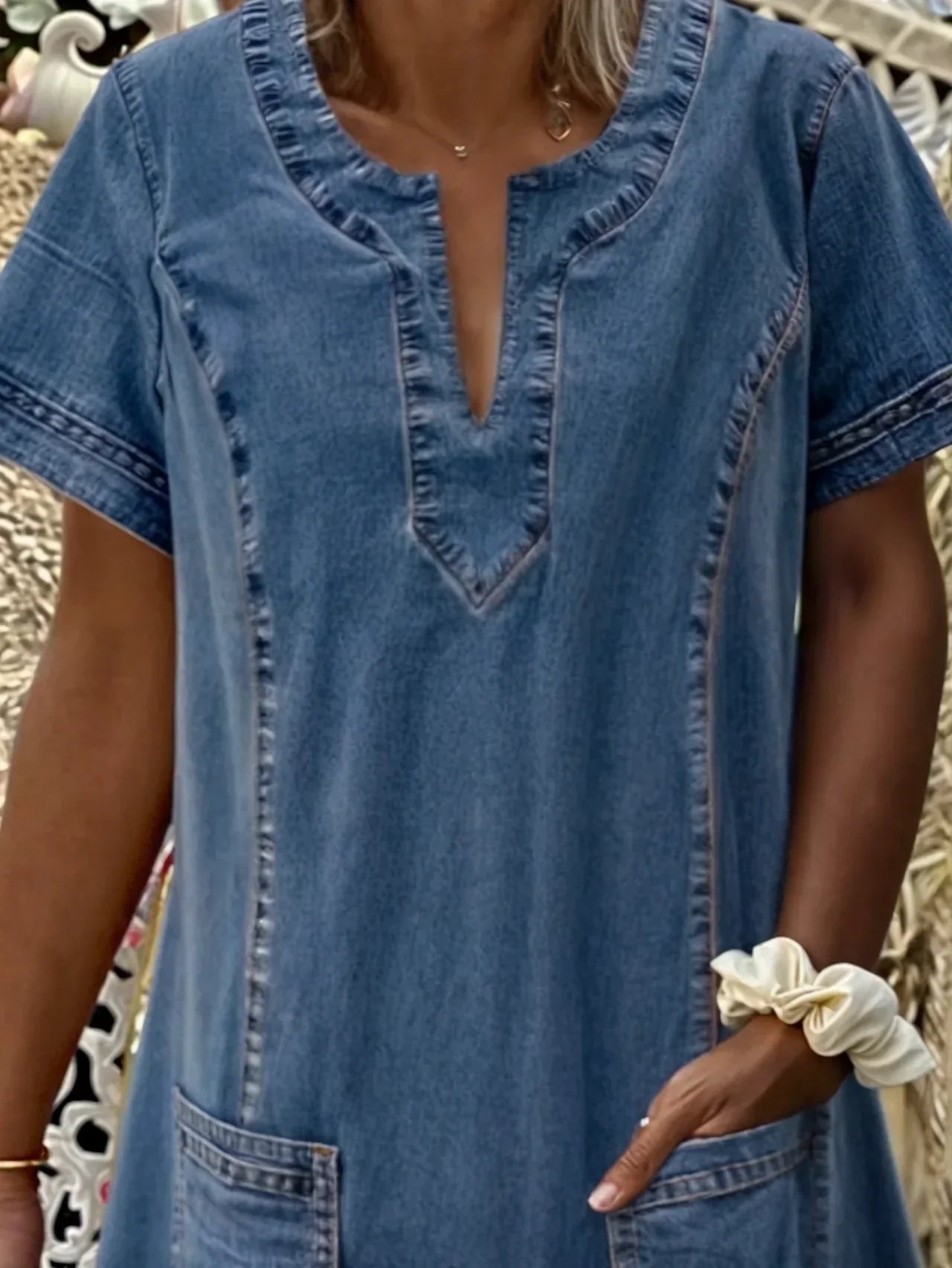 Sofia | Soft Denim Dress