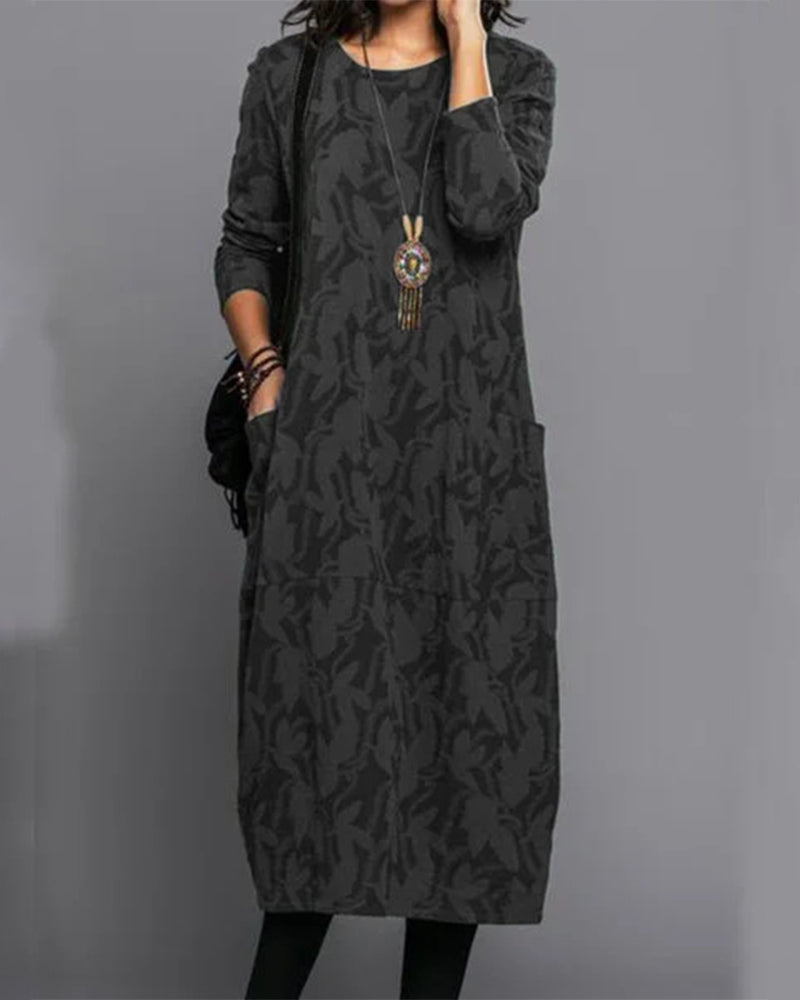 Ella | Casual Printed Pocket Dress