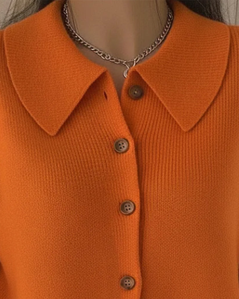 Long Sleeve Buttoned Blazer