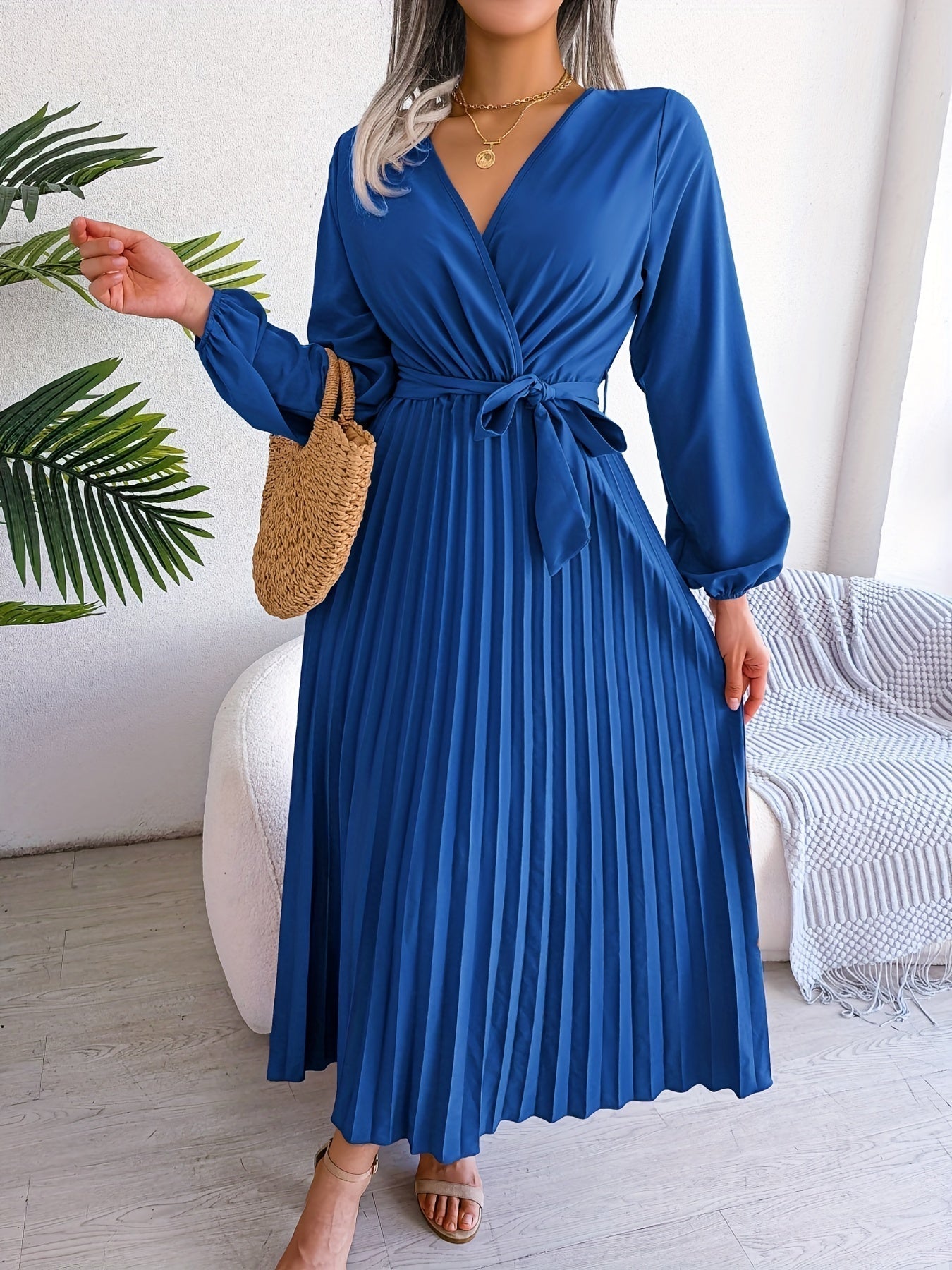 Caitlin | Classic Pleated Waist Dress