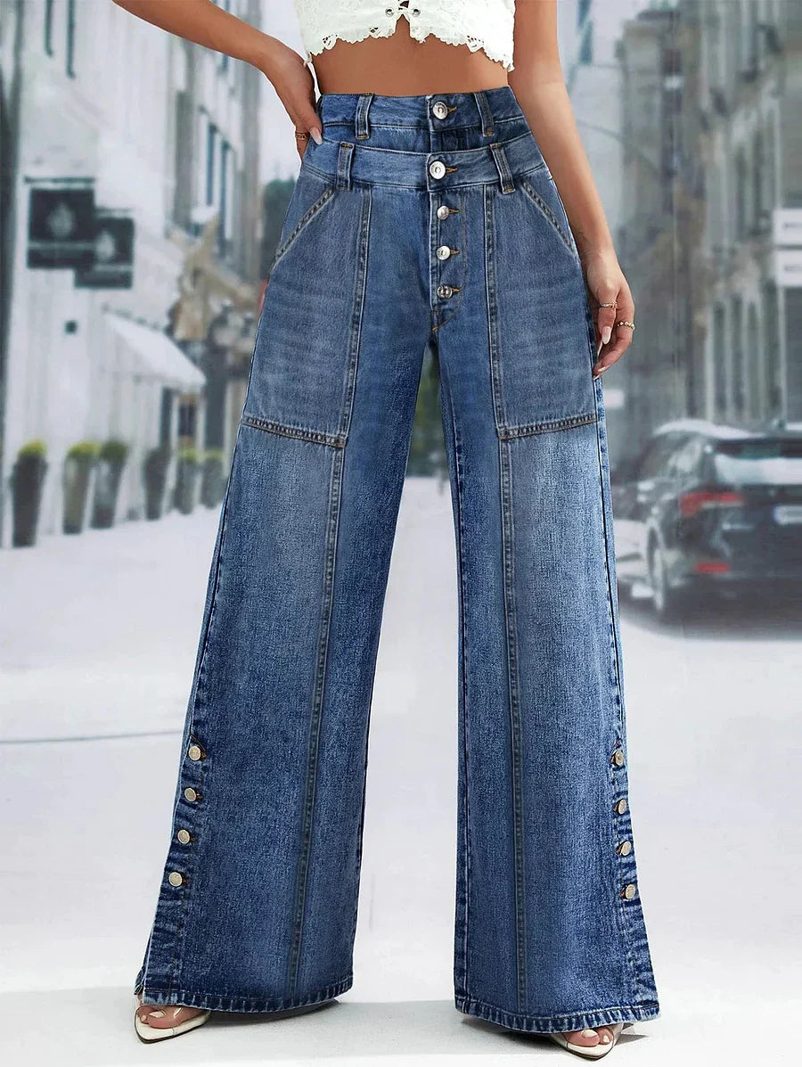 Anna | High-Waist Wide-Leg Jeans