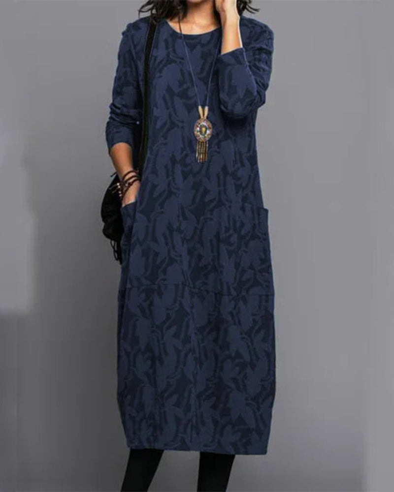 Ella | Casual Printed Pocket Dress