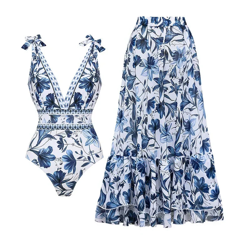 Clara | Summer Floral Maxi Dress Women
