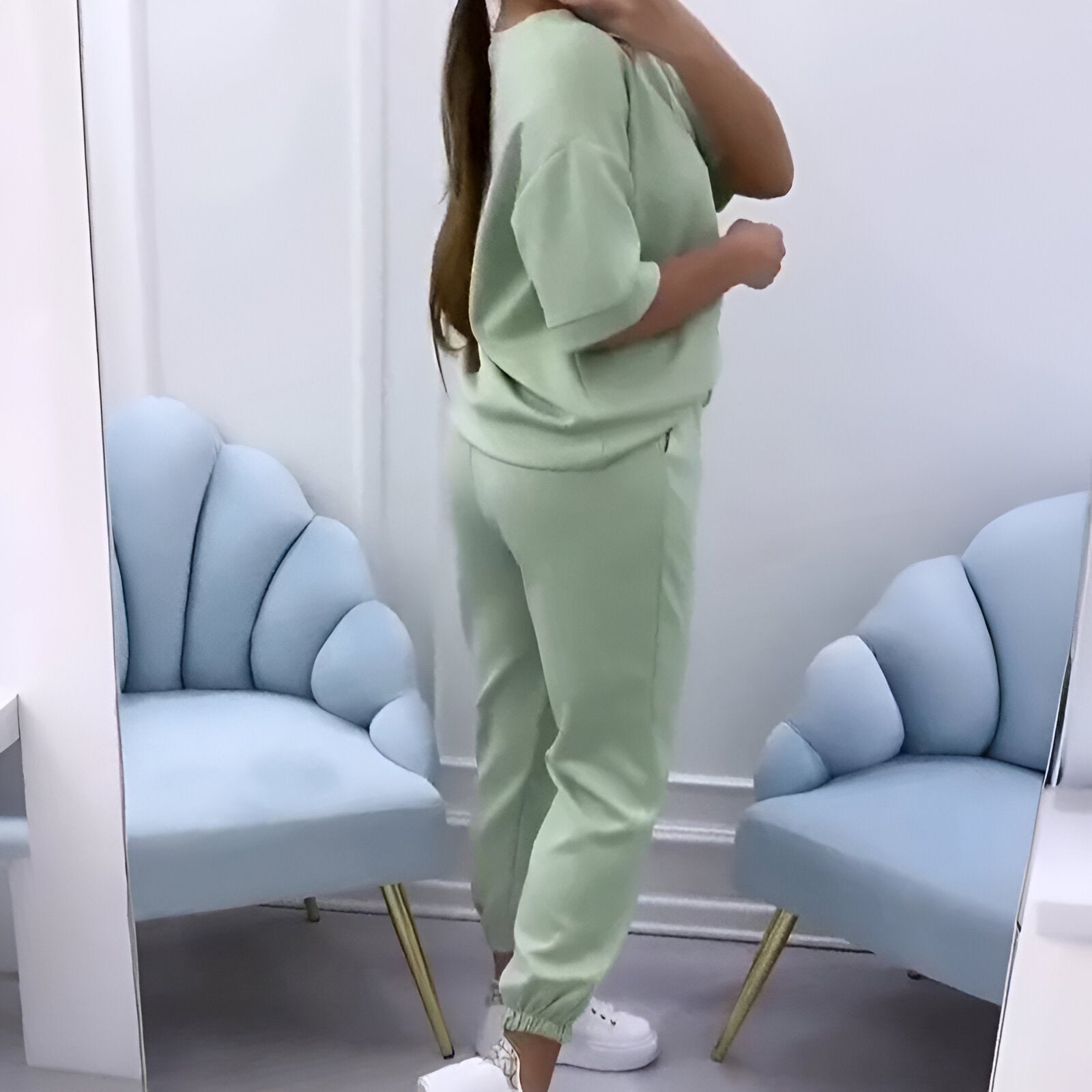 Elise™ | Short Sleeve Lounge Set