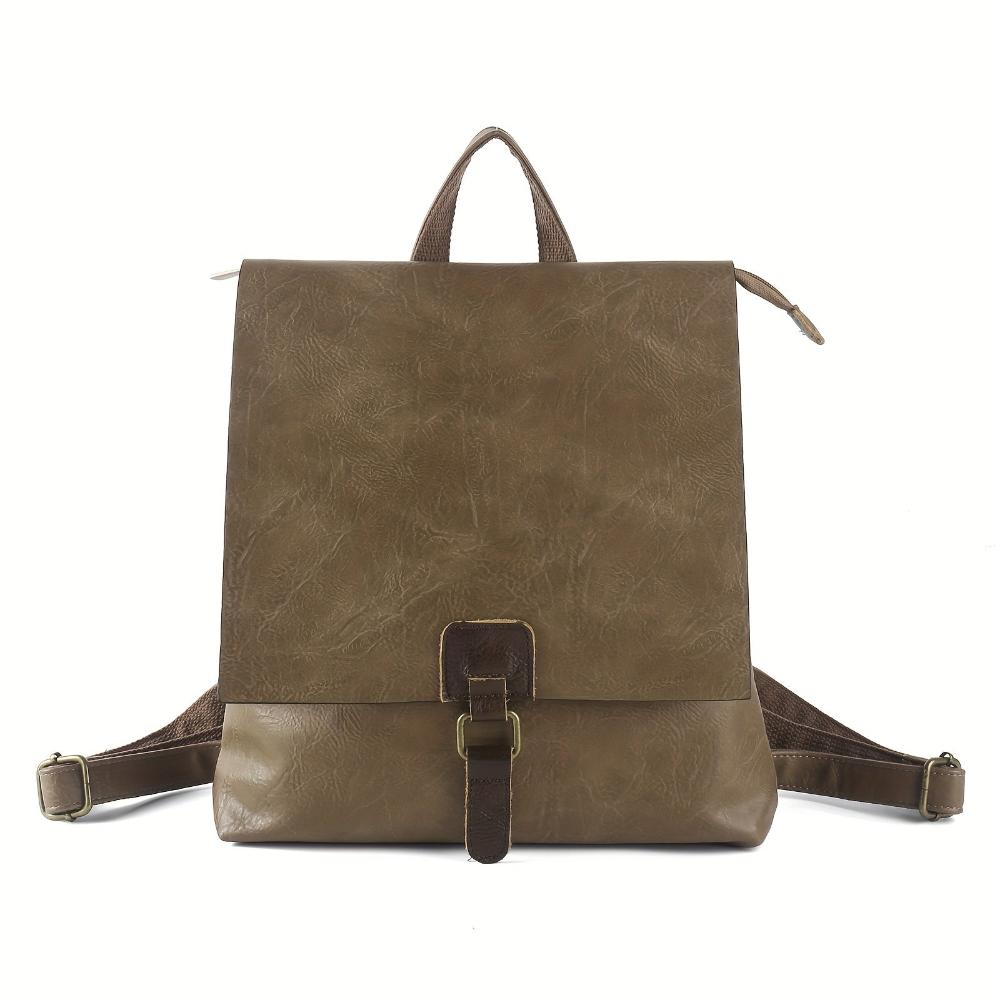 Claudia | Vintage Classic Buckle Backpack
