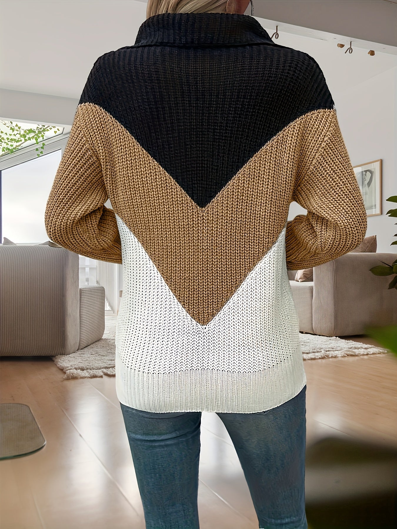 Kathrin | Long Sleeve Knit Sweater