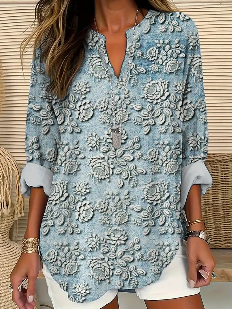 Lucy | Stylish Casual Floral Print Blouse