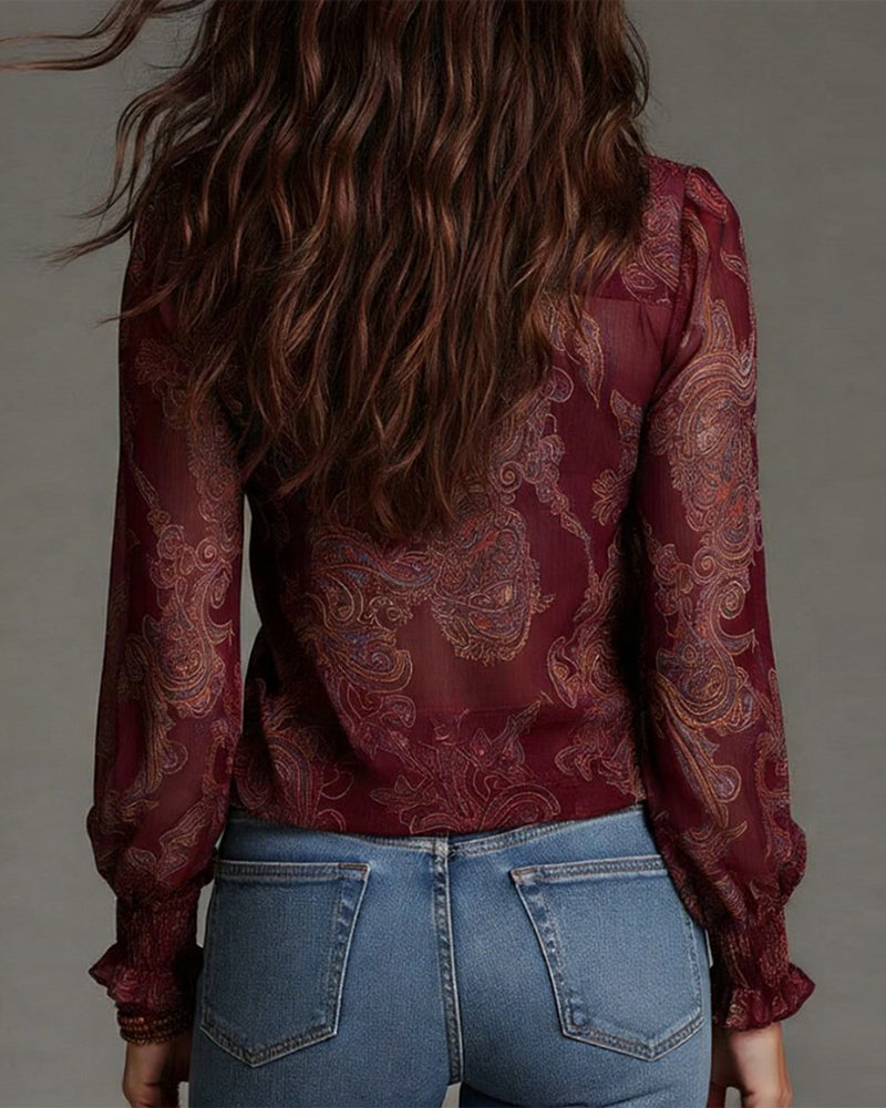 The Kim 1/2 Zip Blouse