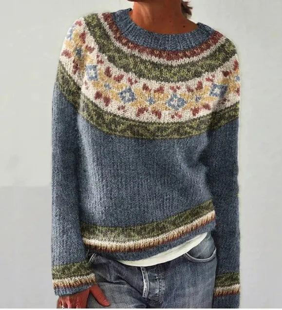 Rachele™ - Retro fall sweater