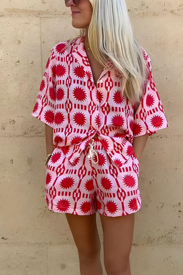 Claire | Stylish Printed Two-Piece Set
