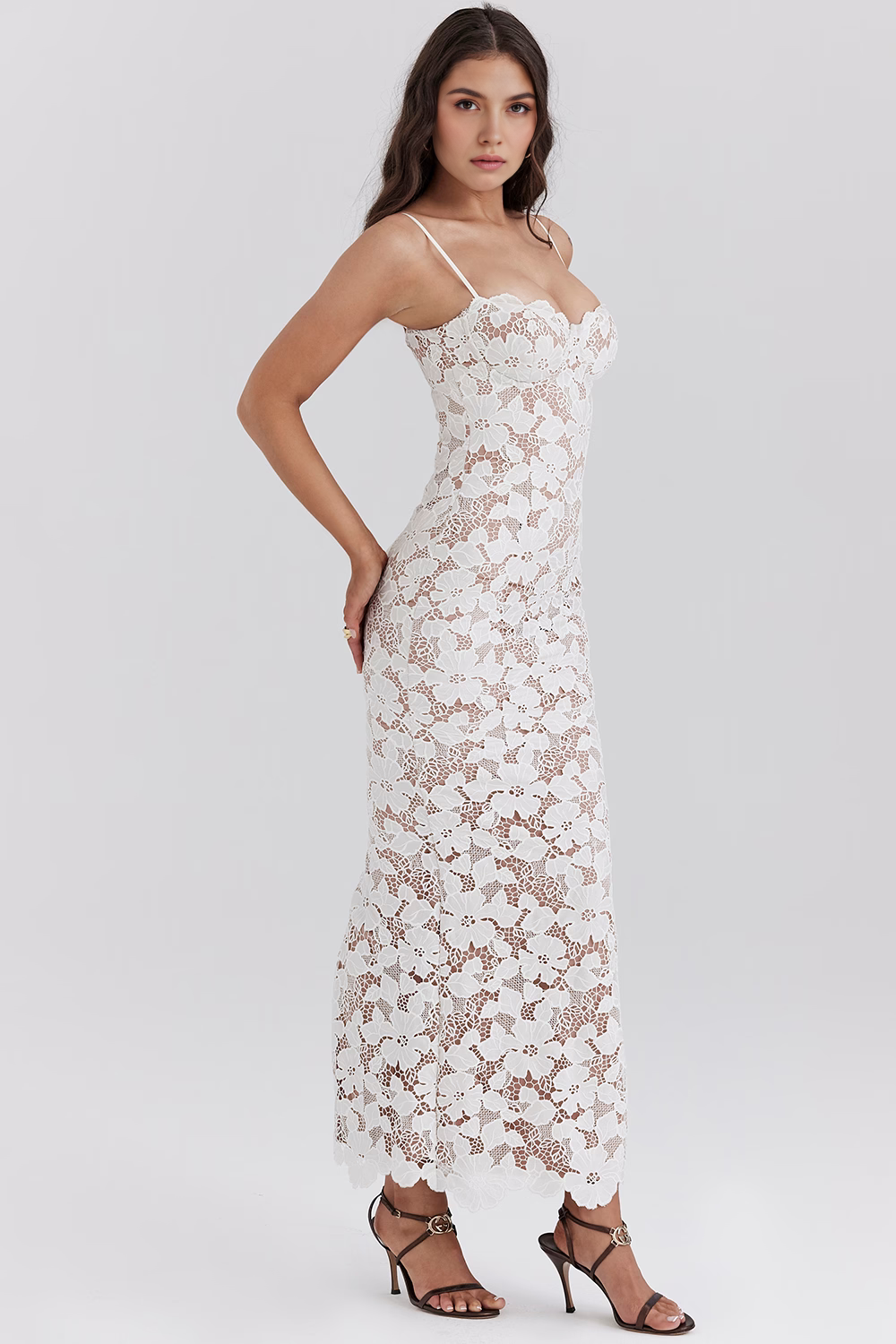 Annabelle | Elegant Stylish Lace Maxi Dress