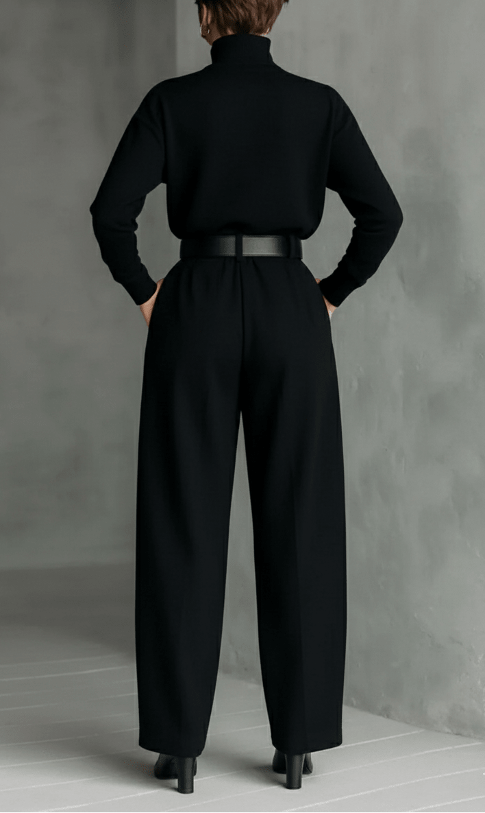 Doris | Elegant High-Collar Jumpsuit