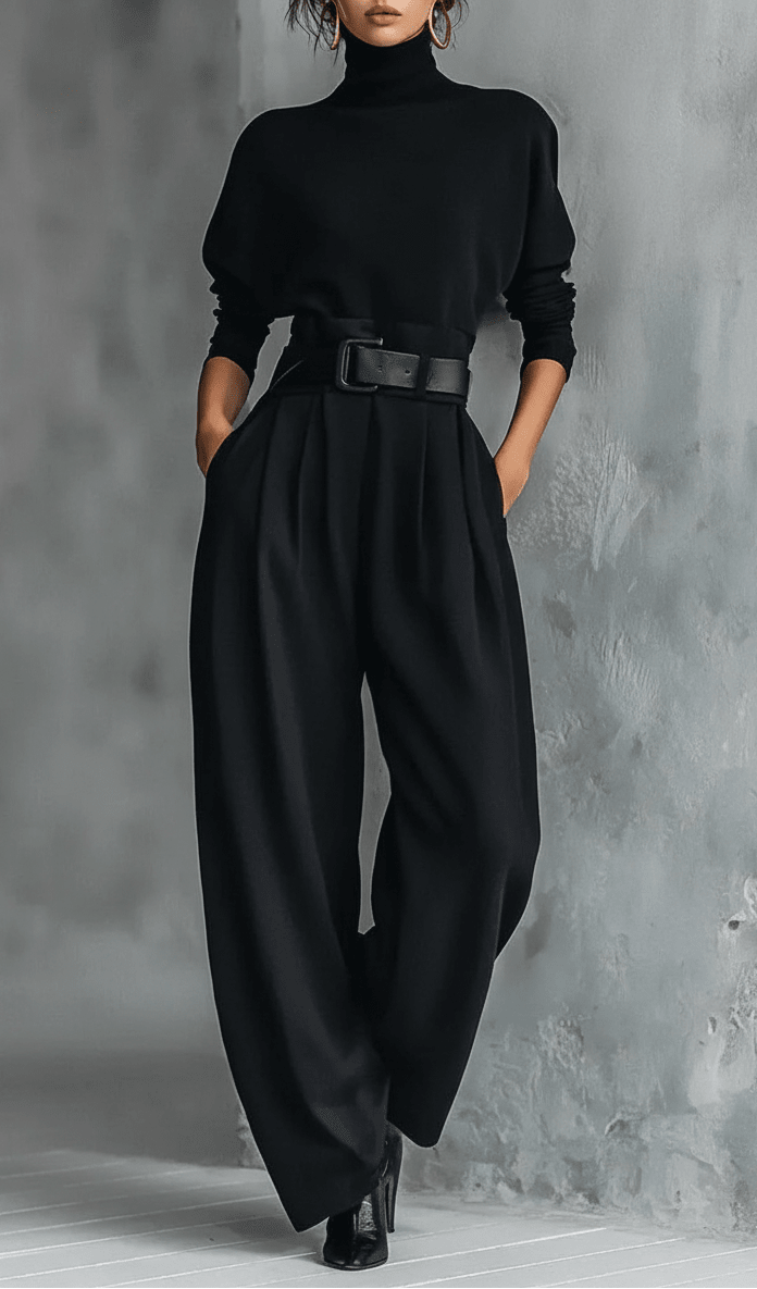 Doris | Elegant High-Collar Jumpsuit