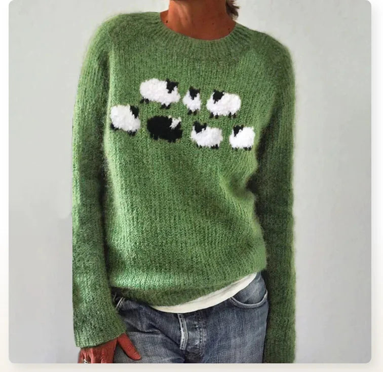 Rachele™ - Retro fall sweater