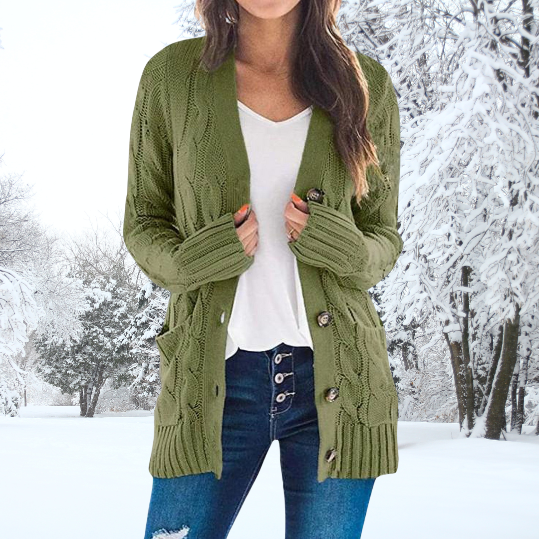 Asta™ | Cable Knit Cardigan