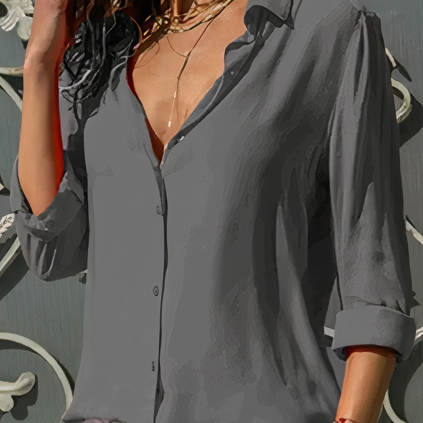Cassandra | Casual Classic Button-Up Shirt