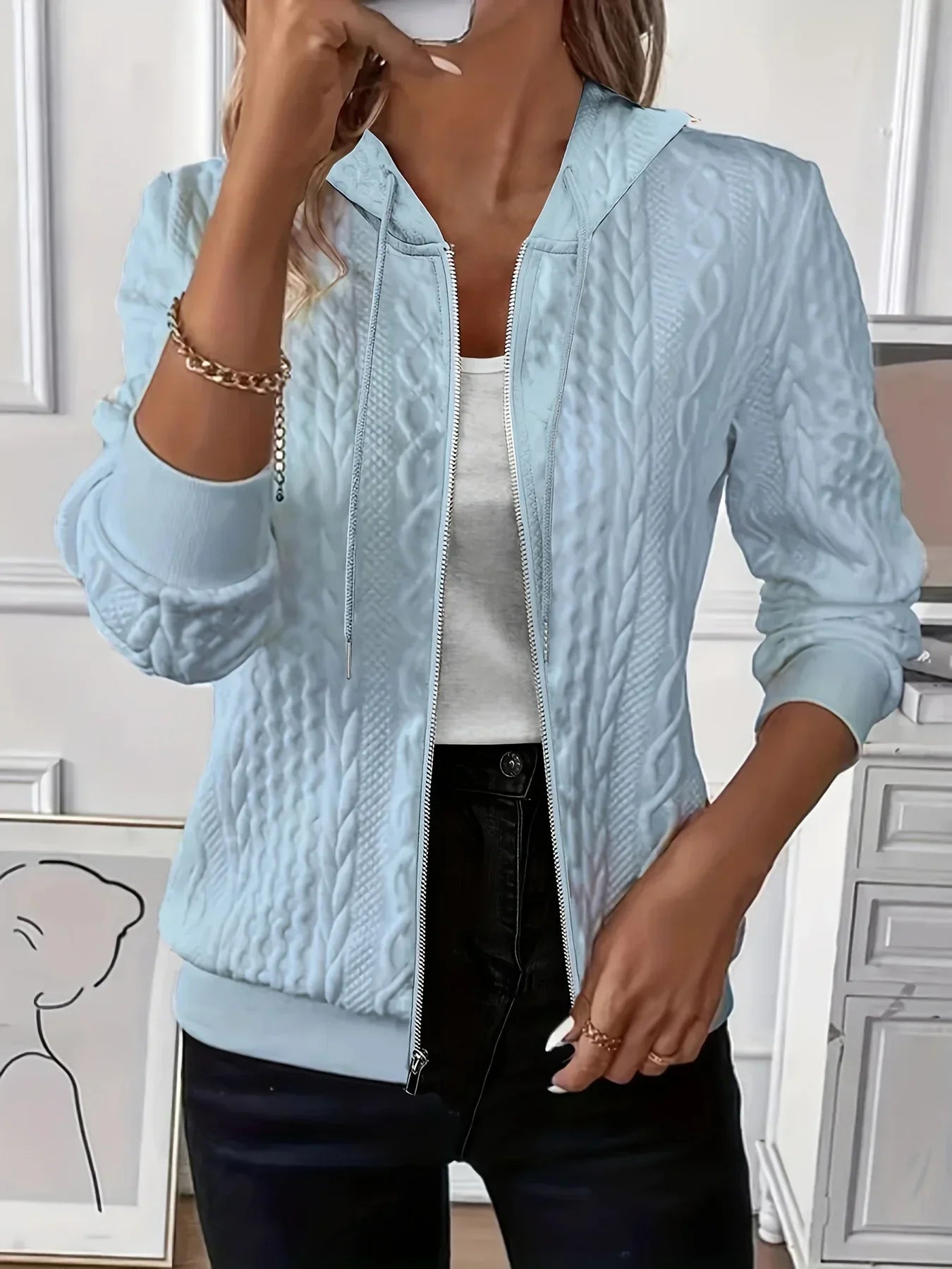 Lena™ - Hoodie with zipper
