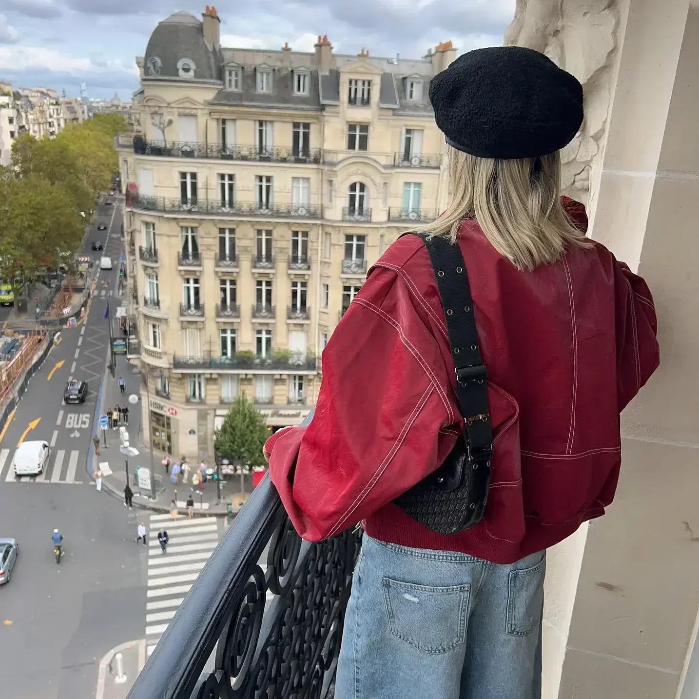 Faye™ - Oversized Leather Jacket