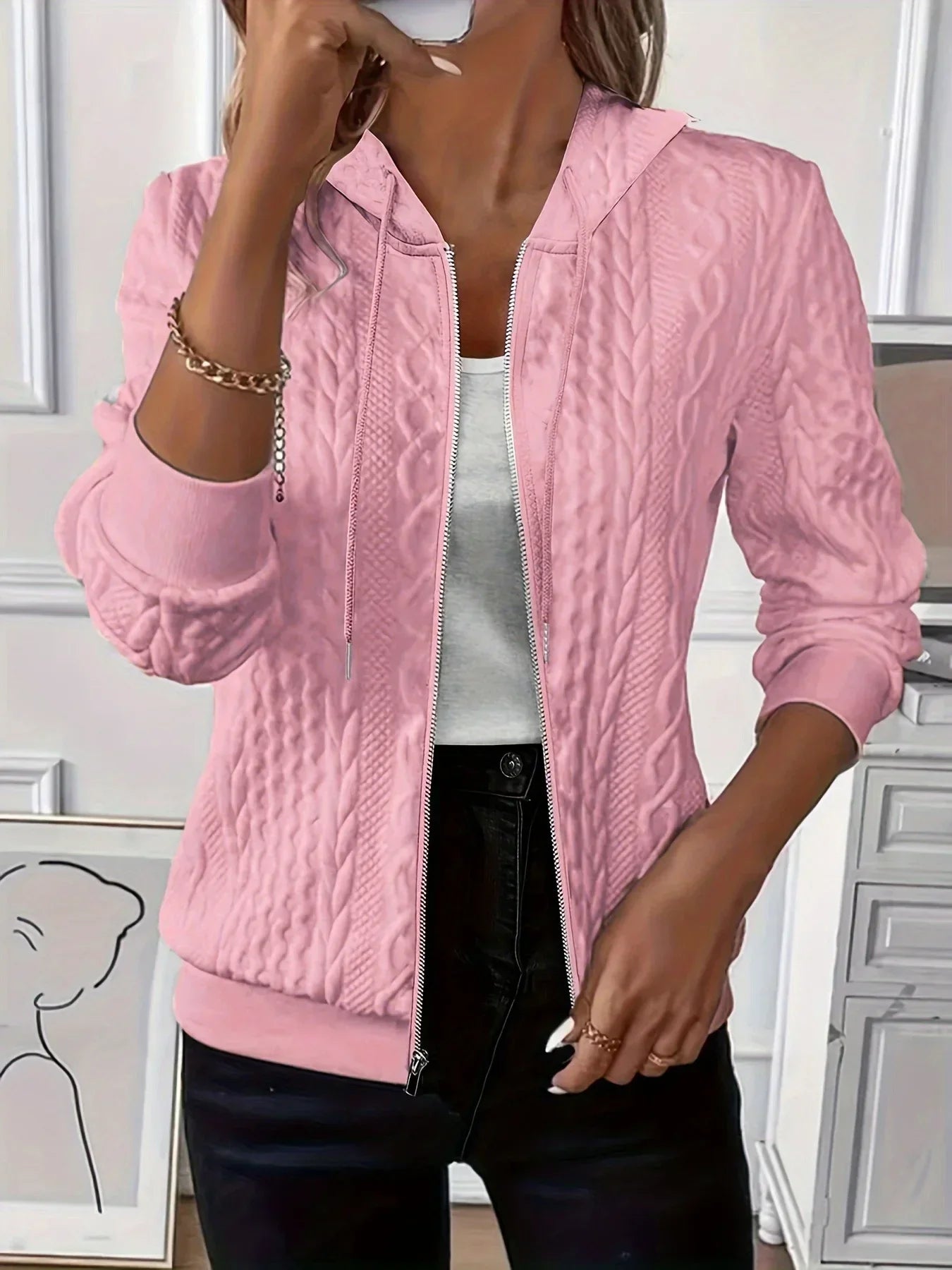 Lena™ - Hoodie with zipper
