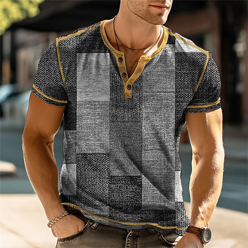 Benjamin | Color Block Patchwork Shirt
