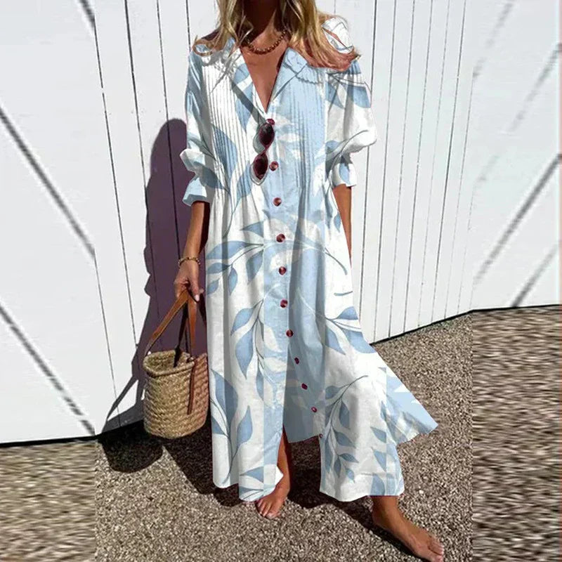 Bella | Casual Printed Relaxed Maxi Dress