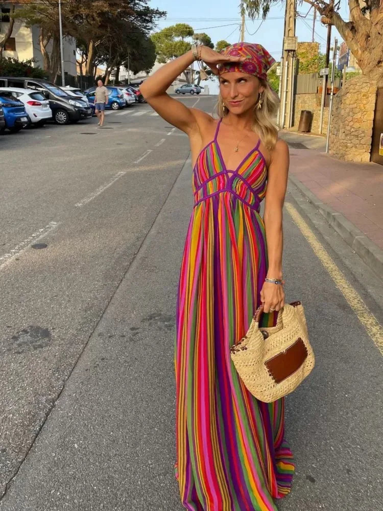 Evalina | Stylish Summer Maxi Dress