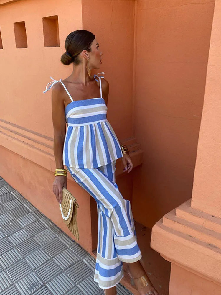 Angela | Breezy Striped Summer Co-Ord